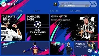 FIFA 19 Mobile Android Offline New Update | New Menu Fifa 2019 | Last kits 18/19