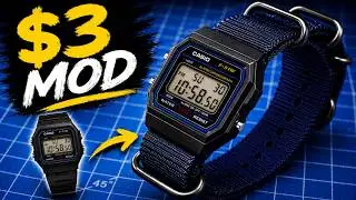 ⌚️ EASY Casio F-91W Strap Upgrade Guide 👌