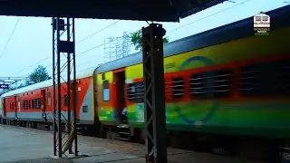 12808 Samata Express Crossing at Bhilai Power House Station