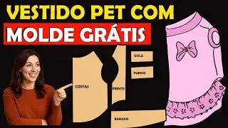 Como Fazer o Molde do Vestido Pet - Rápido e Fácil