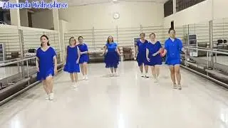 Line Dance - KHARISMA CINTA 2023  (Choreo: Mirai Cici) #Alamandawed  #Miraicici9908