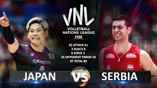 Japan vs Serbia | Men's VNL 2023