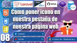 08 Comó poner ICONO en nuestra PESTAÑA en la PLATAFORMA DE PELICULAS con (LARAVEL y MYSQL) FULLSTACK