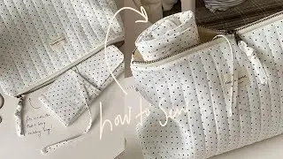 HOW TO MAKE A BRUSH ROLL | SEW WITH ME | MsRosieBea