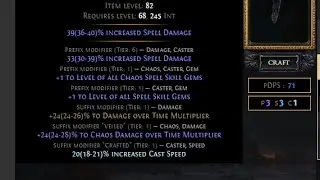PoE 3.22. Гайд по крафту хаос жезла на  +2. Крафт вещей на Soulrend билд.