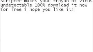 new bifrost script make your troyan or virus undetectable