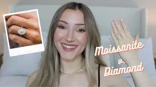 My Moissanite Engagement Ring | Cost, Carats + Details!