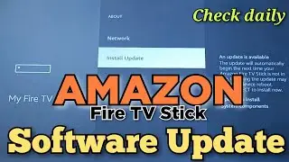Check Software Update on Amazon Fire Tv Stick | How to Check Software Update on Fire Tv Stick
