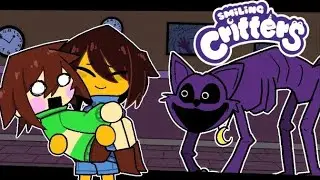 Фриск и Чара встречают кошачий сон от Smiling Critters | Undertale анимация