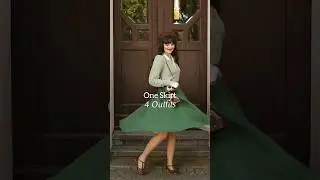 One Skirt, 4 Outfits ft. the Knightley from @sondeflor 💚 | Vintage Inspired Fashion