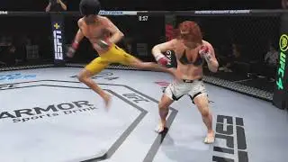 Bruce Lee vs. Anna Bernadina BBW | EA Sports UFC 4 (PS5)
