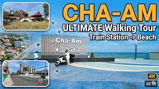 Cha Am: Walking Tour from Train Station to Beach via Main Street, Thailand