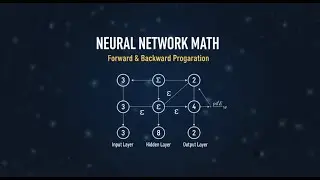 Deep dive - Math's behind forward and backward propagation of neural networks
