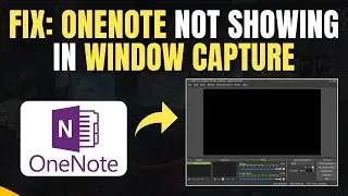 How to fix Blank ONE NOTE Screen in OBS Studio |  OBS black screen | Aakash Savkare