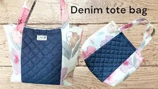 How to Sew a Tote Bag/Tote Bag From Scrap Fabric