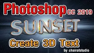 Photoshop 3D Text Create 3D Text in Photoshop CC 2019