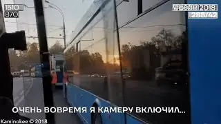 151018/Неисправность в работе контактной сети троллейбусов на проспекте Маршала Жукова\7930