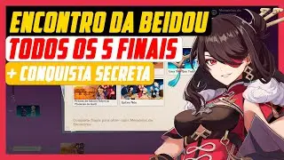 EVENTO DE ENCONTRO DA BEIDOU TODOS OS FINAIS + CONQUISTA SECRETA | GENSHIN IMPACT