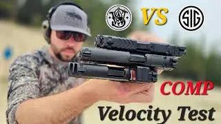 Sig P365 XMacro Vs Sig P365 Fuse Vs S&W Shield Plus Carry Comp Velocity Test.