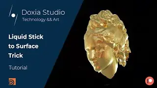 Houdini Tutorial - Liquid Stick to Surface Trick