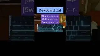Keyboard Cat (EASY Virtual/Roblox Piano Tutorial)