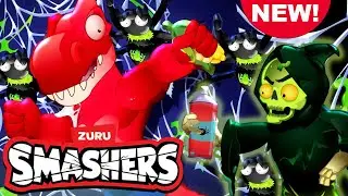 Night of the Brain Spiders | Smashers | Zuru | Halloween Cartoons for Kids | Season 8