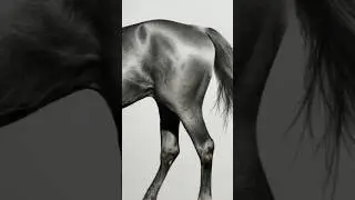 Graphite pencil horse drawing ASMR #graphitepencil #horse