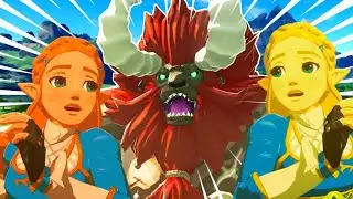 Two Zeldas vs One LYNEL (2-Player ZELDA in BotW)