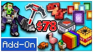 Beating Minecraft With ALL 23 Add-Ons! (Pay To LOSE)