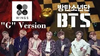 BTS WINGS Album G Version Unboxing