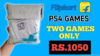 UNBOXING TWO PS4 GAMES | RS.1050 ONLE | Flipkart se