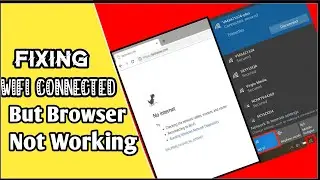 Internet connected but not working || Wifi Connected browser not working