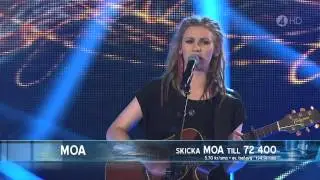Moa Lignell - When I Held Ya (Final) - Idol 2011