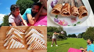 Weekend Fun Vlog | Simple and Quick dishes for Family day out in park for Picnic | Kathi Rolls