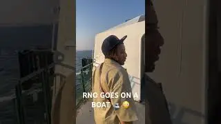 “RNO LANG” Goes on a yacht for the first time 😳🤣 #rnotv #yacht #shorts