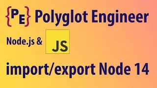 How to use import and export syntax in Node 14