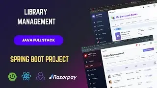 Library Management System Java Full Stack | Spring Boot, React & MySQL
