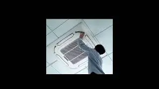 Central air conditioning commercial cooling and heating embedded ceiling machine air conditioning