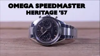 Omega Speedmaster Heritage 57 black sandwich dial review Master Chronometer Handwound 9906 Movement