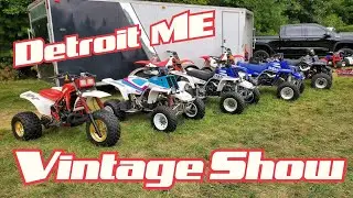 Vintage ATV / ATC Show in Detroit Maine - Building memories and having fun with New England Friends!