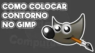 How to add an outline in GIMP