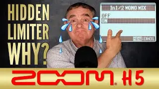 Zoom H5 In1/2 Mono Mix Hidden Limiter (Workaround Included!)