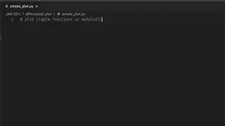 Plot simple functions with MatPlotLib - Quick Python