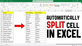 How to split or separate data One Cell into multiple columns In Excel
