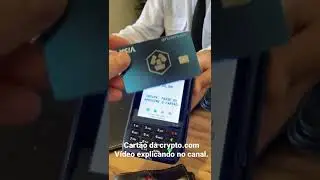 Cartão da crypto.com - vídeos no canal explicando como funciona.