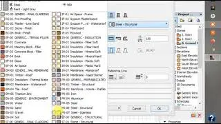 Archicad- Wall settings