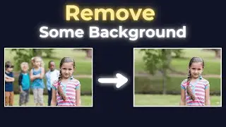How To Remove Some Background From Image - FREE