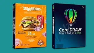 CorelDraw 2021-Tutorial How To Make Food Flyers | Adobe Tutorial