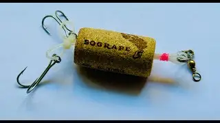 Làm lure nút chai và dây thít nylon - 간편하고 물고기를 위한 준비