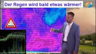 Nach Tiefpunkt wird Regen wärmer. Juni weiter instabil und nass! Wettervorhersage 09.-16.06.2024.
